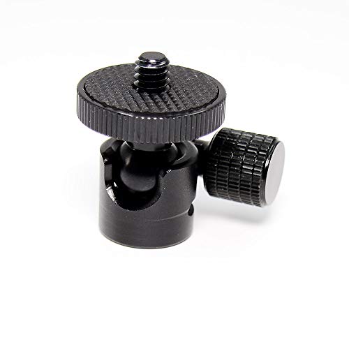 koolehaoda 1/4 Mini BallHead & Hot Shoe Mount Adapter For Camera Video Light Tripod Monopod 141［並行輸入］