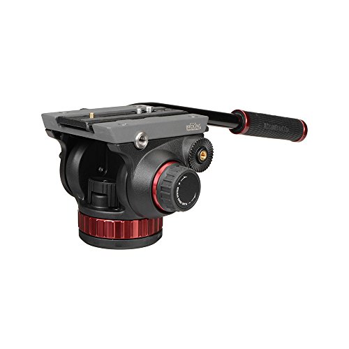 Manfrotto 2WAY雲台 プロフルードビデオ雲台 フラットベース アルミニウム製 MVH502AH