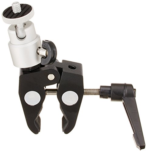 バークランプベース  (12φ-45φ) Bar Clamp base Mount [REC-B33] カメラ スタンド パイプはさみ込みタイプバー各種 自転車・Bike・ベビーカー・机やパイプなどに カメラマウント カメラ ブラケット [期間限定 アルミ雲台付]