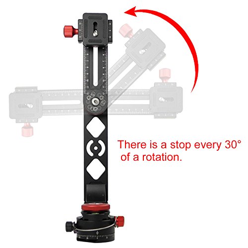 [MENGS] PH-720B 720° パノラマ流体ヘッド 雲台 アルミニウム合金素材 Arca-Swiss標準と互換性, DSLRカメラ用