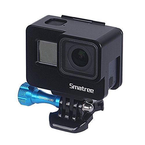 Smatree GoPro Hero7/6/5/Hero2018フレームケース アルミ製保護ケース アクションカメラアクセサリー ブラック (黒)