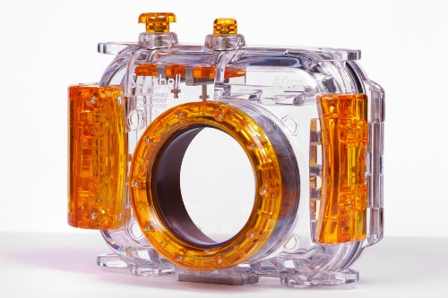 ETSUMI コンパクトカメラ用水中ハウジング Seashell-SS1 アンバーオレンジ ZE-SS-1AMBER