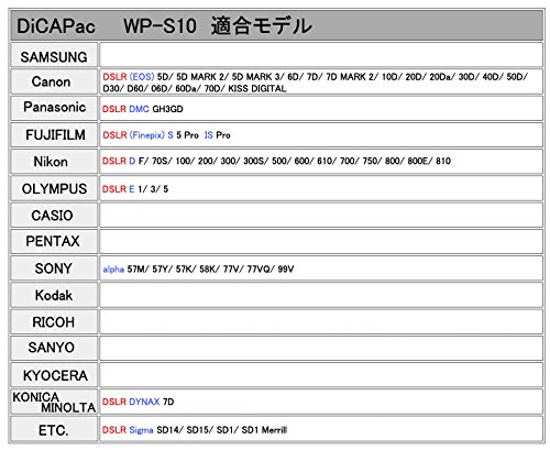 DiCAPac WP-S10 ディカパック デジタル一眼 防水ケース 100% 完全防水 ウォータープルーフ デジカメ　【並行輸入品】【daiyo】