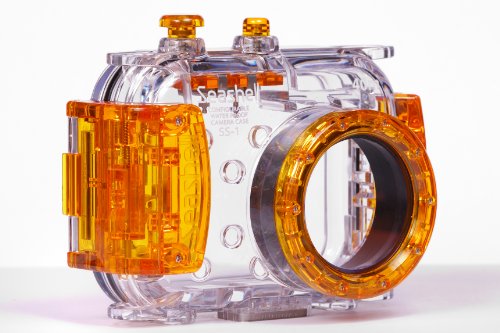 ETSUMI コンパクトカメラ用水中ハウジング Seashell-SS1 アンバーオレンジ ZE-SS-1AMBER