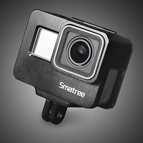 Smatree GoPro Hero7/6/5/Hero2018フレームケース アルミ製保護ケース アクションカメラアクセサリー ブラック (黒)