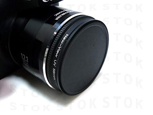 【STOK】バックの中で外れないアルミ合金製ネジ込み式レンズキャップ (43mm)