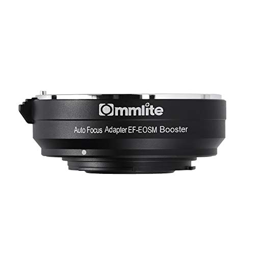 Commlite CM-EF-EOSM Booster 0.71X 電子マウントアダプター [レンズ側：キヤノンEF ボディ側：キヤノンEF-M]