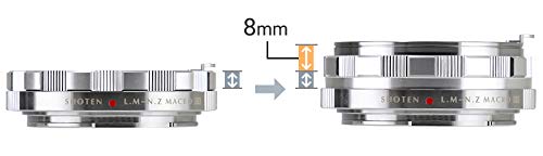 SHOTEN マウントアダプター LM-NZ M EX (S) (ライカMマウントレンズ → ニコンZマウント変換) ヘリコイド付き