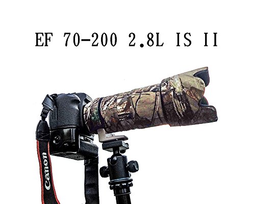 JunTuo Canon EF 70-200mm F2.8 L IS II USM用 迷彩レンズ コート レンズ保護カバー 望遠レンズカバー (#3)