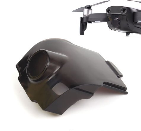 PENIVO プロテクタードローンカメラレンズキャップ 防塵 保護 ジンバル レンズ カバー DJI Mavic Air 用アクセサリー クアドコプター ケース (ブラック)