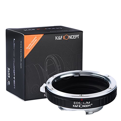 K&F Concept レンズマウントアダプター KF-EFM (キャノンEFマウントレンズ → ライカMマウント変換)
