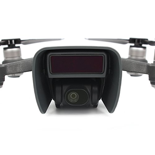 Sunnylife DJI Spark 飛行時用 ジンバル・カメラ・3Dセンサー保護 レンズフード (グレー)