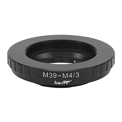 Haoge手動39 mm用レンズマウントアダプターm39マウントレンズをOlympusとPanasonicマイクロフォーサーズMFT m4 / 3 m43マウントカメラ