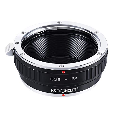 K&F Concept®マウントアダプターEOS-FX Canon EOS EF/EFSマウントレンズ-FUJIFILM FXマウントボディ用レンズアダプター