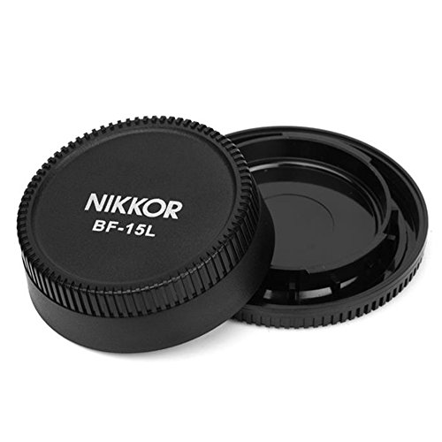 nikon用 ボディキャップ Pixel BF-15B/BF-15L プラスチック製 汎用型 レンズキャップ+ボディキャップ マウントカメラボディキャップ Nikon D90 D7000 D5000 D3100 D3000 D700 D200 D3 D2 D80などレンズ対応 交換用 防塵