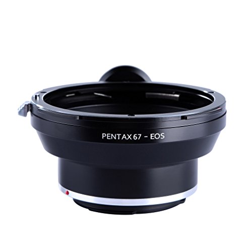 K&F Concept® マウントアダプター PENTAX67-EOS ペンタックスPentax 67マウントレンズ- Canon EOSカメラボディー対応レンズアダプター マウント変換アダプター