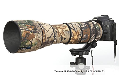 JunTuo Tamron SP 150-600mm F/5-6.3 Di VC USD G2用 迷彩レンズ コート レンズ保護カバー 望遠レンズカバー (#3)