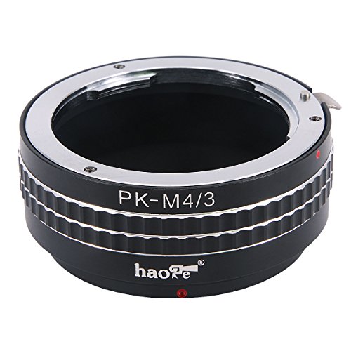 Haoge手動用レンズマウントアダプターPentax K PKマウントレンズをOlympusとPanasonicマイクロフォーサーズMFT m4 / 3 m43マウントカメラ