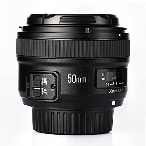 YONGNUO YN50mm F1.8N 単焦点レンズ ニコン 保護フィルダー付き レンズケース/クリーン布無料 Fマウント フルサイズ対応