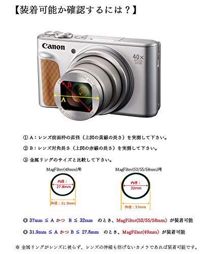 【コンパクト デジカメ用】 フィルターアダプター 49mm径 Carry Speed MagFilter [国内正規品／日本語取説／保証付] 49mm