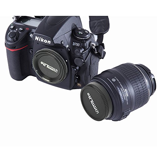 NinoLIte カメラ用キャップ 2個セット ニコン Fマウント レンズ 用 リアキャップ と ボディ用 キャップ