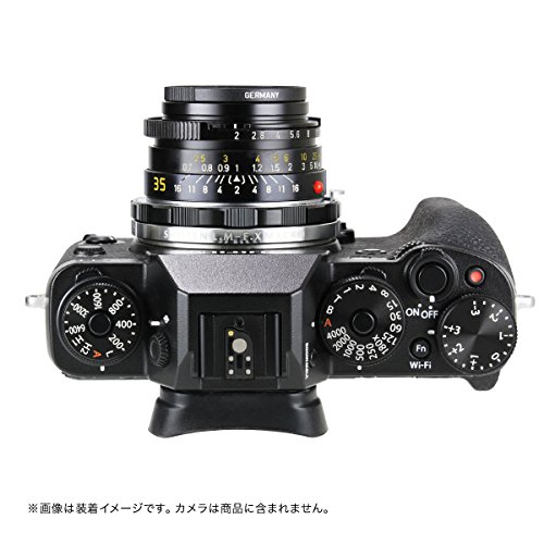 SHOTEN マウントアダプター LM-FX M (B) (ライカMマウントレンズ → 富士フィルムXマウント変換）ヘリコイド付き (ブラック)