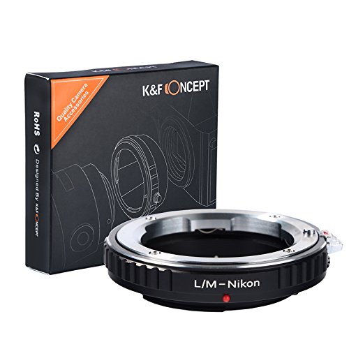K&F Concept レンズマウントアダプター KF-LMF (ライカMマウントレンズ → ニコンFマウント変換)近接撮影専用