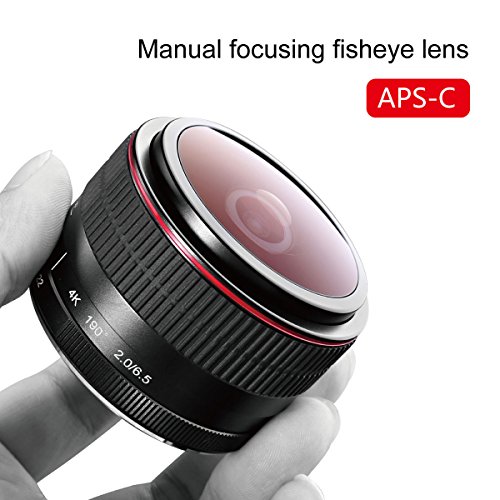 Meike 6.5mm f / 2.0富士フイルムXマウント用ミラーレスAPS-Cカメラ用超広角魚眼レンズ