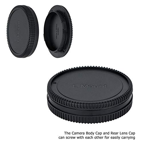 カメラボディキャップ と レンズリアキャップ Panasonic S1 S1R S1H Sigma fp Leica SL (Typ601) CL TL2 対応 L マウント 用