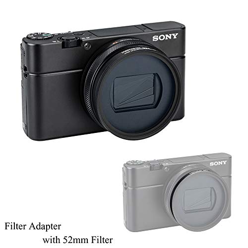 JJC フィルターアダプター レンズキャップ キット Sony RX100 VII VI 適用 キーパー 付属