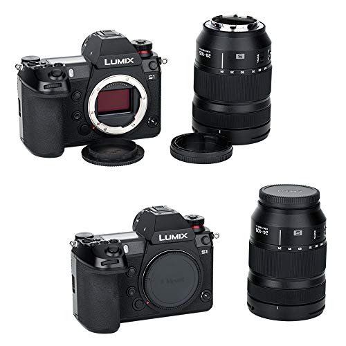 カメラボディキャップ と レンズリアキャップ Panasonic S1 S1R S1H Sigma fp Leica SL (Typ601) CL TL2 対応 L マウント 用