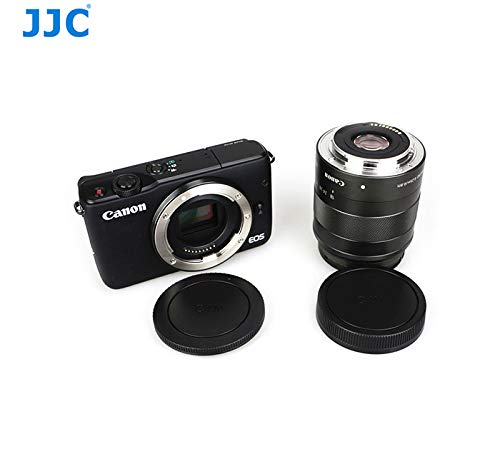 Canon Mマウント 用 レンズ リアキャップ ＆ ボディキャップセット互換品 JJC L-R15