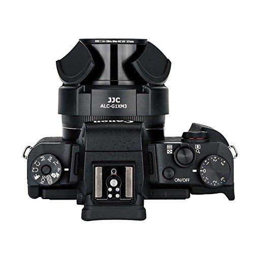 JJC　PowerShot G1X MarkIII専用オートレンズキャップ ブラック