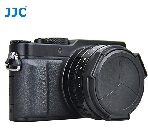 STOK Panasonic LX-100 用オートレンズキャップ JJC ALC-LX100（ブラック）