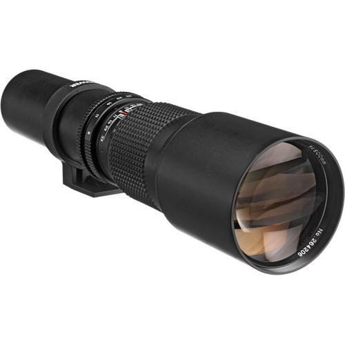 BOWER 一眼&デジタル一眼レフ用 望遠ズーム レンズ 500mm f / 8.0 プリセット SLY500P