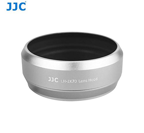 JJC　FUJIFILM X70 専用レンズフード 　LH-JX70(Fuji LH-X70 互換)　シルバー