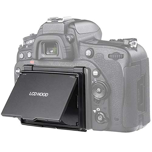 Mugast モニター日除けフード 折りたたみ式 カメラLCDフードカバー プロテクターサンシェードフードカバー Nikon D750カメラ用