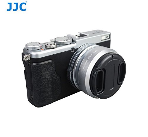 JJC　FUJIFILM X70 専用レンズフード 　LH-JX70(Fuji LH-X70 互換)　シルバー