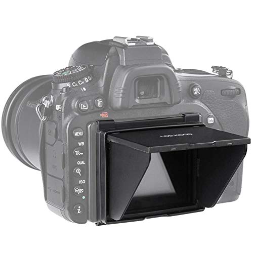 Mugast モニター日除けフード 折りたたみ式 カメラLCDフードカバー プロテクターサンシェードフードカバー Nikon D750カメラ用