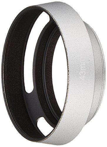 NinoLite クラシックメタルレンズフード フード径43mm カメラ用 軽量で丈夫な アルミ合金製 Lens Hood 色 シルバー
