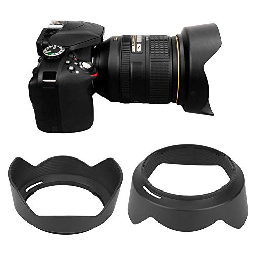 VBESTLIFE カメラレンズフード レンズ保護 取り付け設計 互換レンズフード Nikon AF-S 24-120mm f / 4G ED VRレンズ用