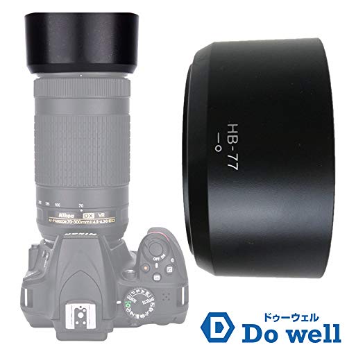 Do well ニコン Nikon レンズフード 保護フィルター HB-N106 HB-77 互換 4点セット D3400 D5600 D5300 適合