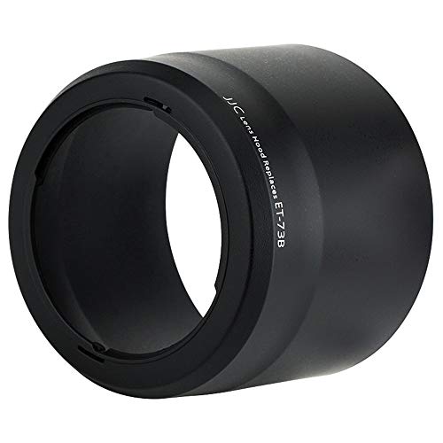 JJC 可逆式 レンズフード 黒 Canon EF 70-300mm f4-5.6l IS USM レンズ 用 ET-73B 互換