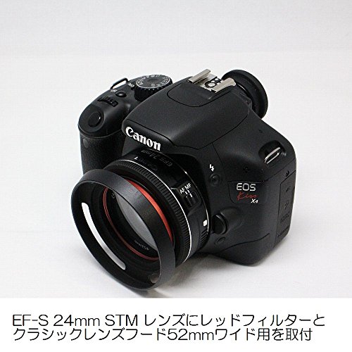 エフフォト F-Foto クラシックメタルレンズフード ブラック スリム&ワイド(広角、薄型)タイプ 52mm HW52B