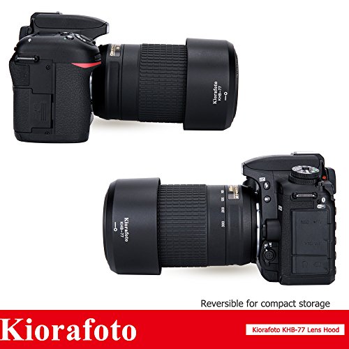 Kiorafoto KHB-77 レンズフード Nikon HB-77 互換