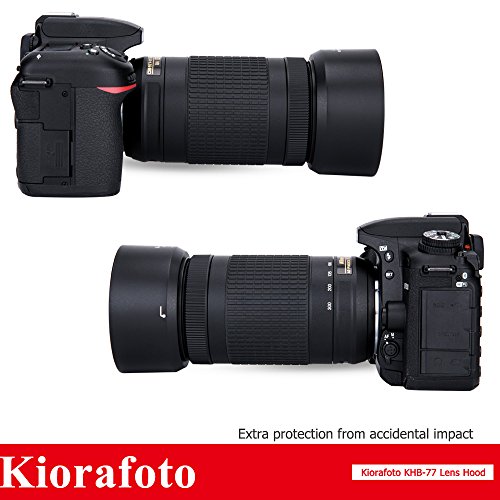 Kiorafoto KHB-77 レンズフード Nikon HB-77 互換