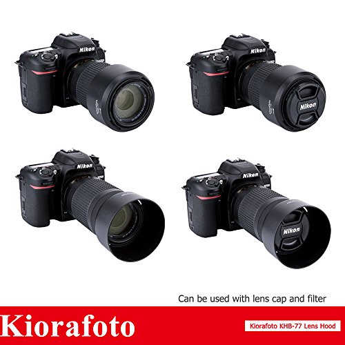 Kiorafoto KHB-77 レンズフード Nikon HB-77 互換