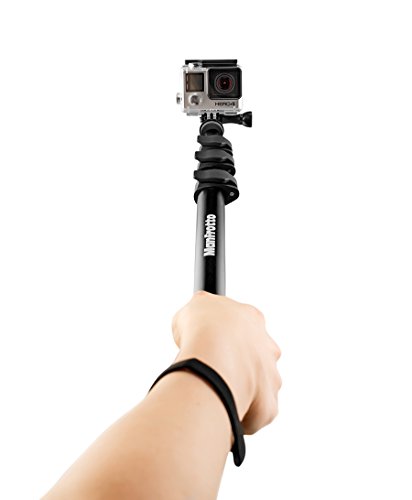 Manfrotto 一脚兼マルチポール COMPACT Xtreme ボール雲台 Goproアダプター付属 MPCOMPACT-BK