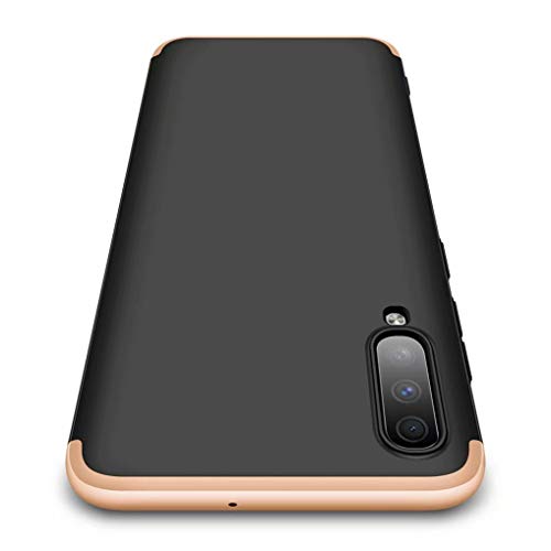 Samsung Galaxy J4 Plusスマホケース Ttimao 360°全面保護ケース超薄PC硬いケース振動防止指紋防止スマートフォンケース(金と黒)