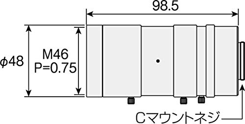 ホーザン(HOZAN) ズームレンズ Cマウント F5.6~32 作動距離150~400mm 明るさと深度調整自在 L-870
